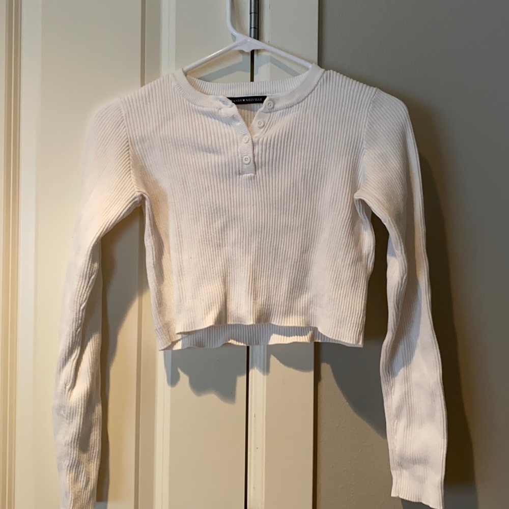 Brandy Melville cropped long sleeve